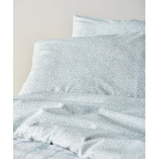 Μαξιλαροθήκες Σετ 2 Τεμαχίων 50x70 Kentia Breza 33A White-Mint Green