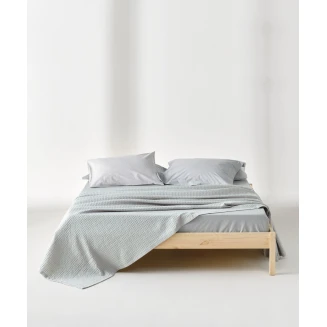 Κουβέρτα King 260x240 Βαμβακερή Waffle Kentia Cecilia 22 Grey