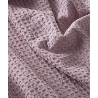 Κουβέρτα Μονή 160x240 Βαμβακερή Waffle Kentia Cecilia 35 Old Rose