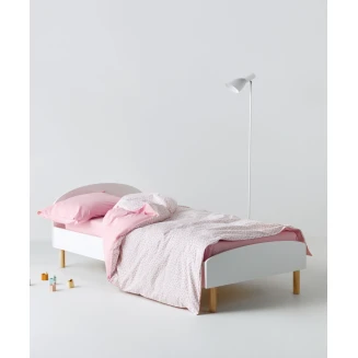 Σεντόνια Σετ 3 Τεμαχίων Μονά 160x245 Kentia Cereza White-Baby Pink-Green