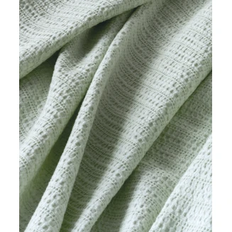 Κουβέρτα Μονή 160x240 Βαμβακερή Waffle Kentia Emery 10 Mint Green