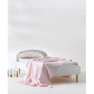 Κουβέρτα Μονή 160x240 Βαμβακερή Waffle Kentia Emery 14 Baby Pink