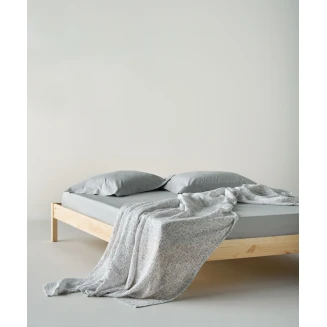 Κουβέρτα Muslin King 260x240 Kentia Evanthia 22 White-Grey