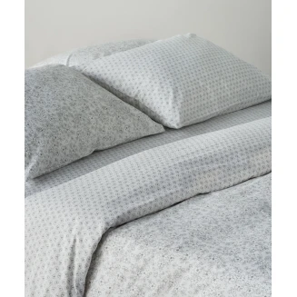 Σεντόνια Σετ 3 Τεμαχίων Ημίδιπλα 190x270 Kentia Evanthia 22 Grey-White