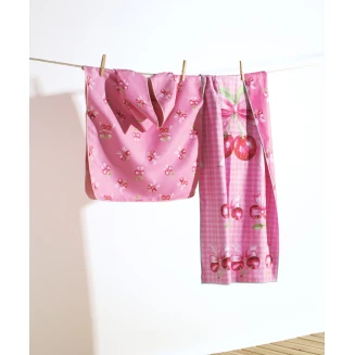 Πετσέτα Θαλάσσης 70x140 Kentia Float 266 Pink-Cherry-Green