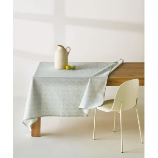 Τραπεζομάντηλο 140x180 Kentia Flos White-Light Green