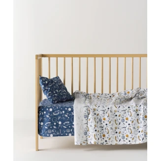 Κουβέρτα Αγκαλιάς 70x100 Βαμβακερή Waffle Kentia Garnet White-Blue-Orange