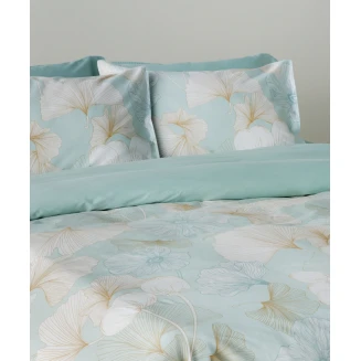 Σεντόνια Σετ King 4 Τεμαχίων 270x270 Kentia Gigi 16 Aqua-Beige-Ecru