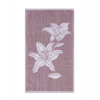 Πετσέτα Χεριών 30x50 Kentia Kikeko 35 Mauve-White