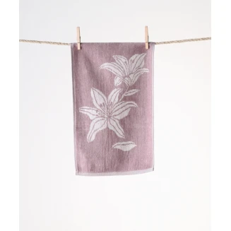 Πετσέτα Χεριών 30x50 Kentia Kikeko 35 Mauve-White