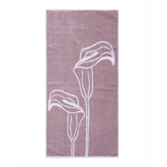 Πετσέτα Προσώπου 50x100 Kentia Kikeko 35 Mauve-White