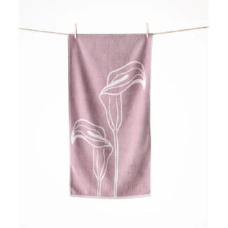 Πετσέτα Προσώπου 50x100 Kentia Kikeko 35 Mauve-White
