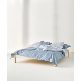 Σεντόνια Σετ 3 Τεμαχίων Μονά 160x270 Kentia Kivo Blue-White
