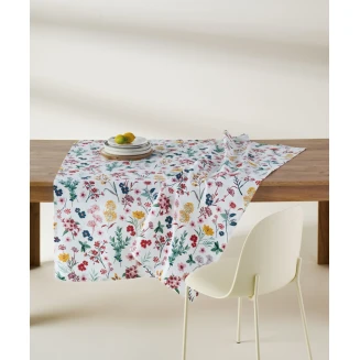 Τραπεζομάντηλο 140x220 Kentia Levante White-Red-Blue-Green-Golden Yellow