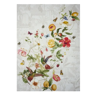 Τραπεζομάντηλο 135x180 Kentia Maximo Ecru-Green-Yellow-Orange