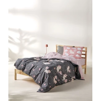 Παπλωματοθήκη Σετ 2 Τεμαχίων Μονή 165x245 Kentia Nagoya