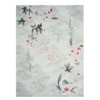 Τραπεζομάντηλο 135x180 Kentia Randal Light Green-Beige-Pink