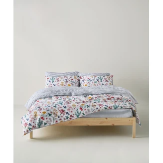 Σεντόνια Σετ 3 Τεμαχίων Ημίδιπλα 190x270 Kentia Raya White-Red-Blue-Green-Golden Yellow