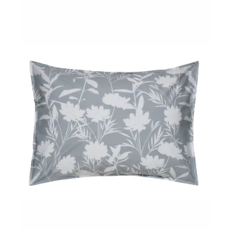 Μαξιλαροθήκες Σετ 2 Τεμαχίων 50x70+1 Kentia Rosaira 22 Grey-White