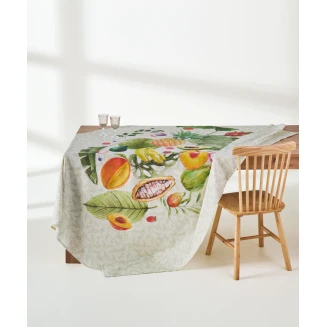 Τραπεζομάντηλο 135x180 Kentia Royce Green-Yellow-Pink-Orange