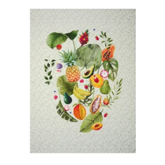 Τραπεζομάντηλο 160x230 Kentia Royce Green-Yellow-Pink-Orange