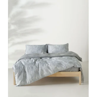 Σεντόνια Σετ Με Λάστιχο King 4 Τεμαχίων 180x200+35 Kentia Solaya 22 Grey-Light Grey