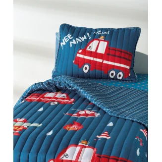 Κουβερτόριο Μονό 160x220 Σετ 2 Τεμαχίων Kentia Sparky Microfiber Blue-Petrol-Red
