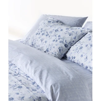 Σεντόνια Σετ 3 Τεμαχίων Μονά 160x270 Kentia Yuli 1 Blue-White