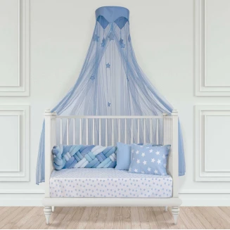 Κουνουπιέρα 200x500 Greenwich Polo Club Baby Essential 2997 Σιέλ