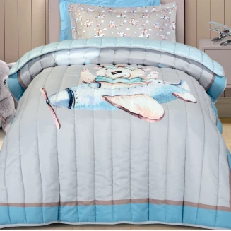 Πάπλωμα Μονό 160x220 Greenwich Polo Club 8851 Beige-Blue-Grey