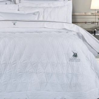 Κουβερλί Σετ Υπέρδιπλο 220x240 Greenwich Polo Club 2158 Λευκό
