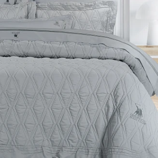 Κουβερλί Σετ Υπέρδιπλο 220x240 Greenwich Polo Club 2160 Γκρί