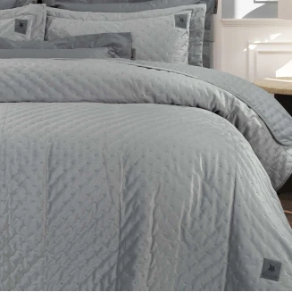 Κουβερλί Γίγας 240x250 Greenwich Polo Club 3430 Ασημί