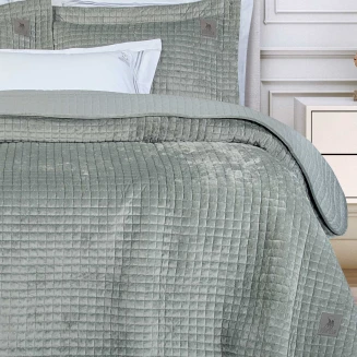 Κουβερλί King Size 240x250 Greenwich Polo Club Classsic 4430 Sage Green