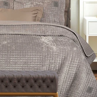 Κουβερλί King Size 240x250 Greenwich Polo Club Classsic 4432 Taupe