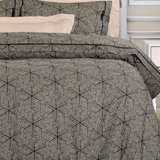 Σεντόνια Σετ Υπέρδιπλα 240x260 Greenwich Polo Club Essential 2366 Beige-Black