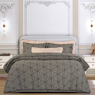 Σεντόνια Σετ Υπέρδιπλα 240x260 Greenwich Polo Club Essential 2366 Beige-Black