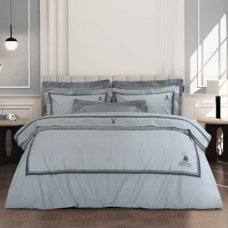 Παπλωματοθήκη Σετ Υπέρδιπλη 220x240 Greenwich Polo Club 2175 Γκρι