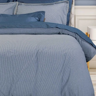 Παπλωματοθήκη Σετ Υπέρδιπλη 220x240 Greenwich Polo Club Essential 2294 Blue