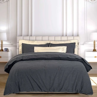 Παπλωματοθήκη Σετ Υπέρδιπλη 220x240 Greenwich Polo Club Essential 2297 Black