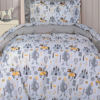 Greenwich Polo Club Σετ Παπλωματοθηκη Μονη 8861 Cream, Grey 160X240