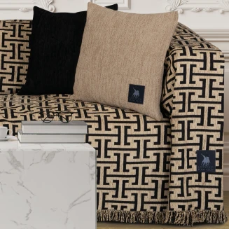 Ριχτάρι Διθέσιος 180x250 Greenwich Polo Club 3932 Beige, Black