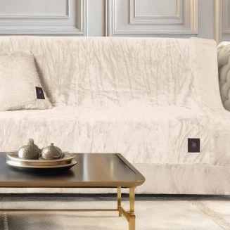 Ριχτάρι Velvet Διθέσιος 180x250 Greenwich Polo Club Premium 3968 Ivory