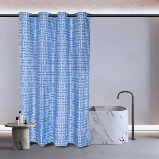 Κουρτίνα Μπάνιου 200x180 Greenwich Polo Club Essential 3119 Dusty Blue