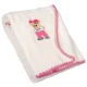 GREENWICH POLO CLUB ΚΟΥΒΕΡΤΑ VELOUR 80X110 ΒΑΒΥ 8839 IVORY, PINK
