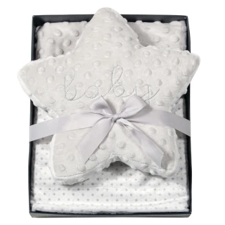 Κουβέρτα Fleece Αγκαλιάς 75x100 Greenwich Polo Club Baby 8846 Grey-White