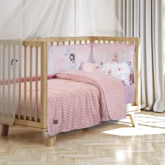 Κουβέρτα Fleece Λίκνου 80x110 Greenwich Polo Club Baby 8848 Pink