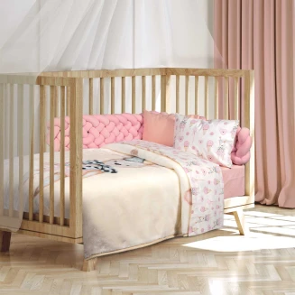 Κουβέρτα Velour Κούνιας 110x140 Greenwich Polo Club Essential 8859 Cream