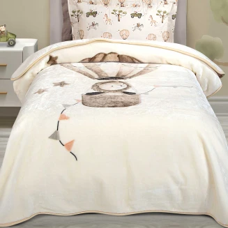 Κουβέρτα Velour Μονή 160x220 Greenwich Polo Club Junior 8860 Taupe