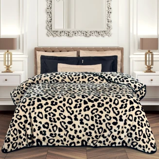 Κουβέρτα Velour Υπέρδιπλη 220x240 Greenwich Polo Club Essential 2468 Honey